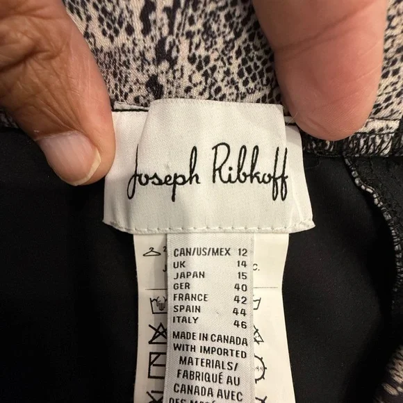 Joseph Ribkoff Snake Print Leggings - Gray - Picture 8 of 8